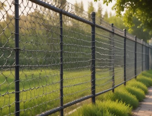 Забор из сетки: виды, характеристики и области применения
