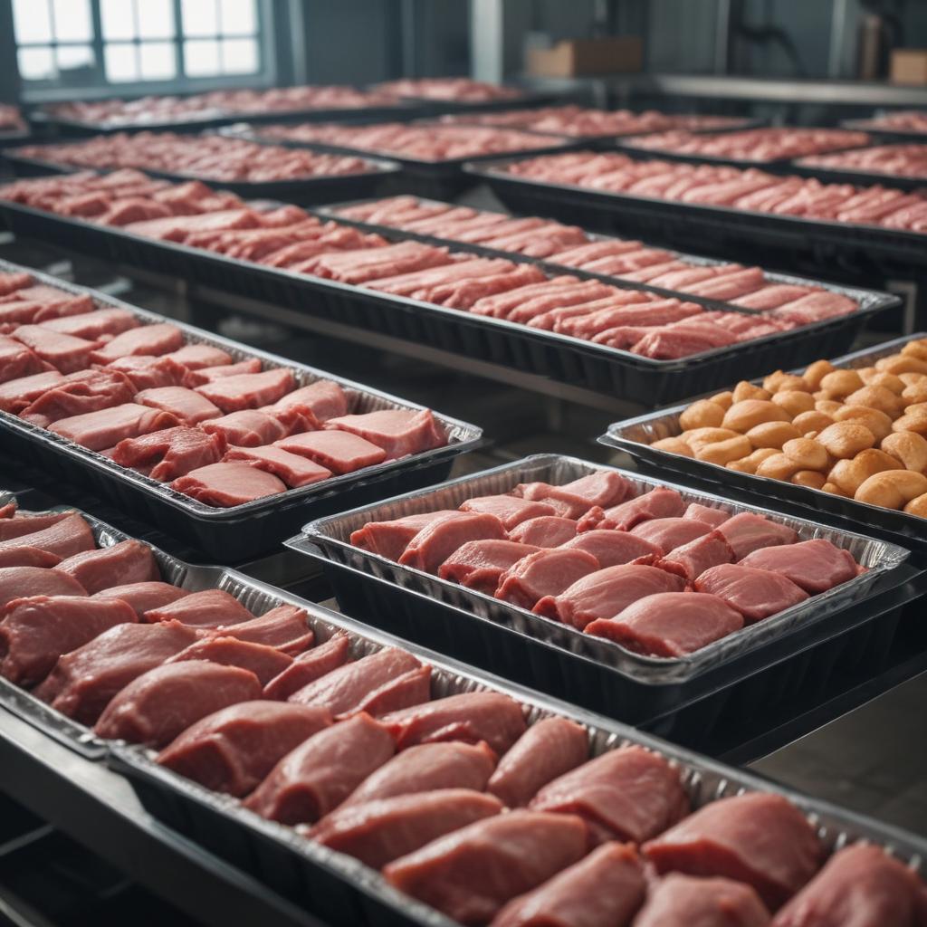 Гофролотки для мяса и птицы: виды и характеристики