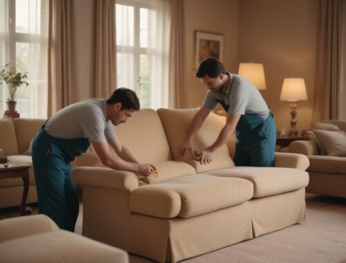 Перетяжка и обивка мягкой мебели на дому: методы работы и условия обслуживания