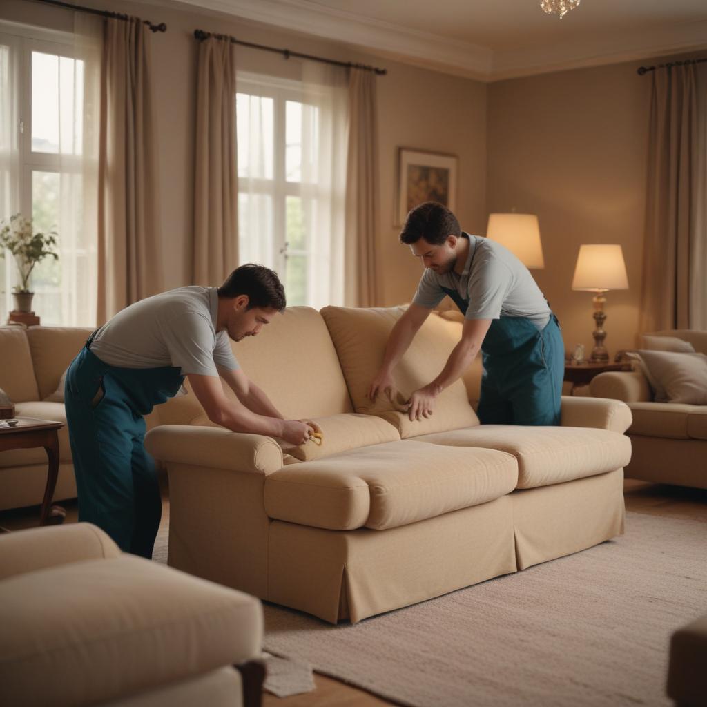 Перетяжка и обивка мягкой мебели на дому: методы работы и условия обслуживания