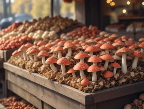 Сушёные шляпки мухомора появились в продаже