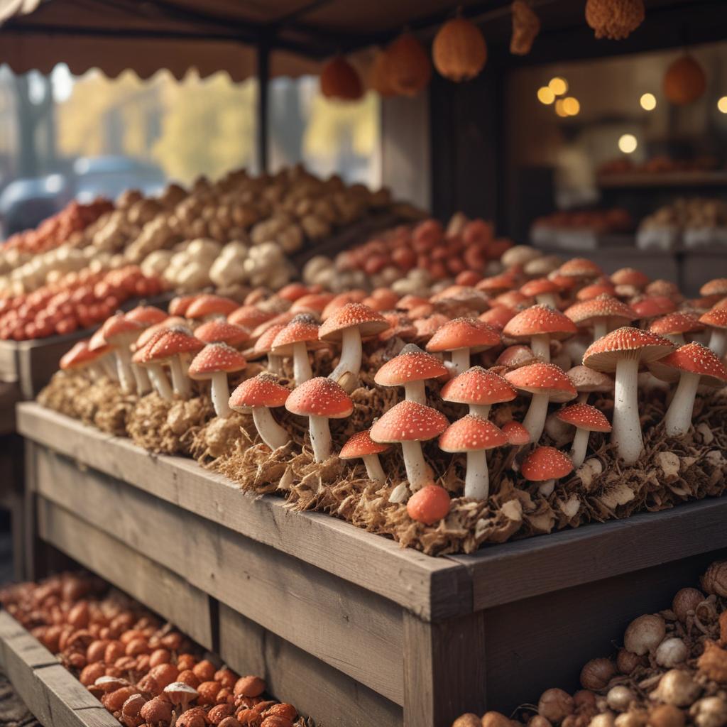 Сушёные шляпки мухомора появились в продаже