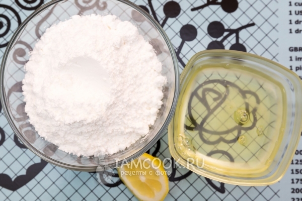Ингредиенты для классического безе