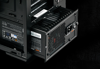 Установка блока питания в системный блок