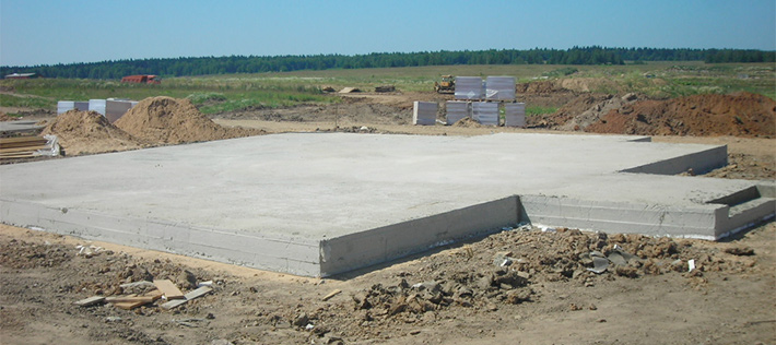 Плитный фундамент