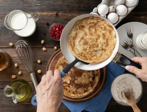 Как быстро приготовить блины на кефире ажурные Как быстро приготовить блины на кефире ажурные